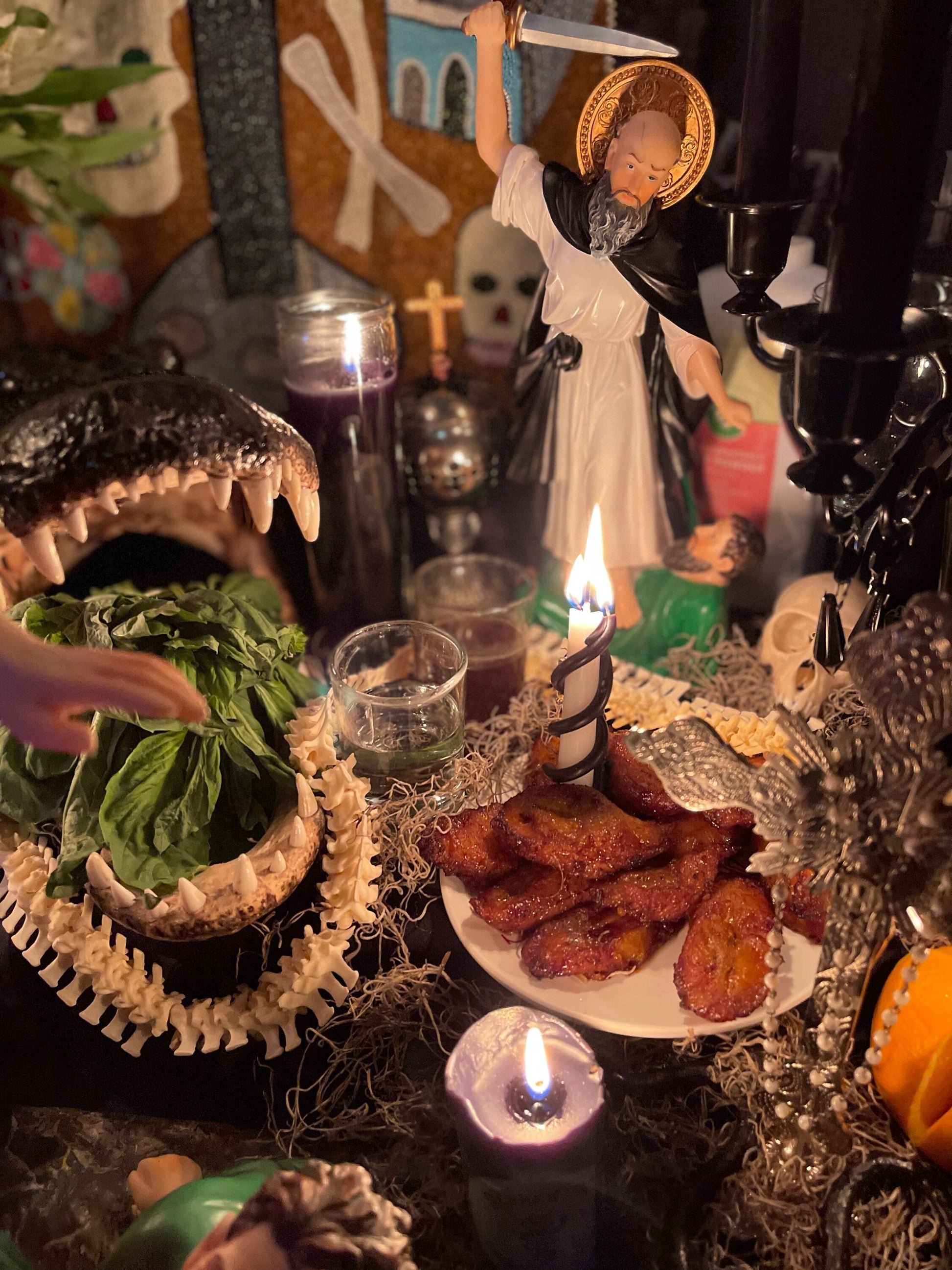 Baron del Cementerio Revocation Candle + Reversing + Baron of the Cemetery + San Elias + Saint Elijah + Revocacion