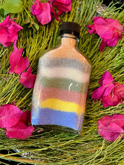 7 African Powers Bath Salts + Handcrafted in Haiti by Mambo + Traditional Ritual Bath (Spiritual Cleansing Bath) + Siete Potencias Africanas