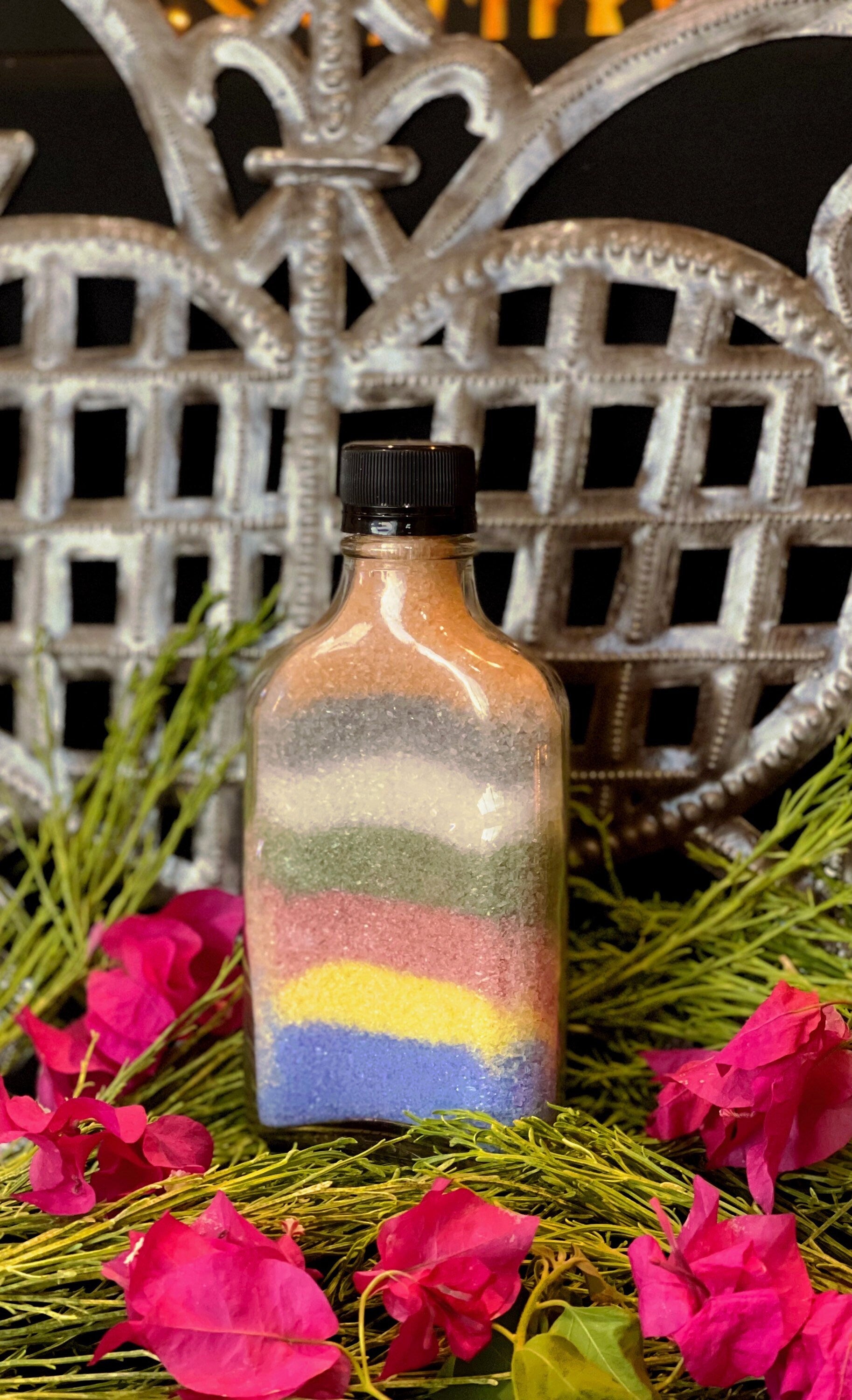 7 African Powers Bath Salts + Handcrafted in Haiti by Mambo + Traditional Ritual Bath (Spiritual Cleansing Bath) + Siete Potencias Africanas
