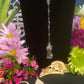 Santa Muerte Negra Evil Eye Rosary + Sterling Silver Plated Chain + Handcrafted + Rosario