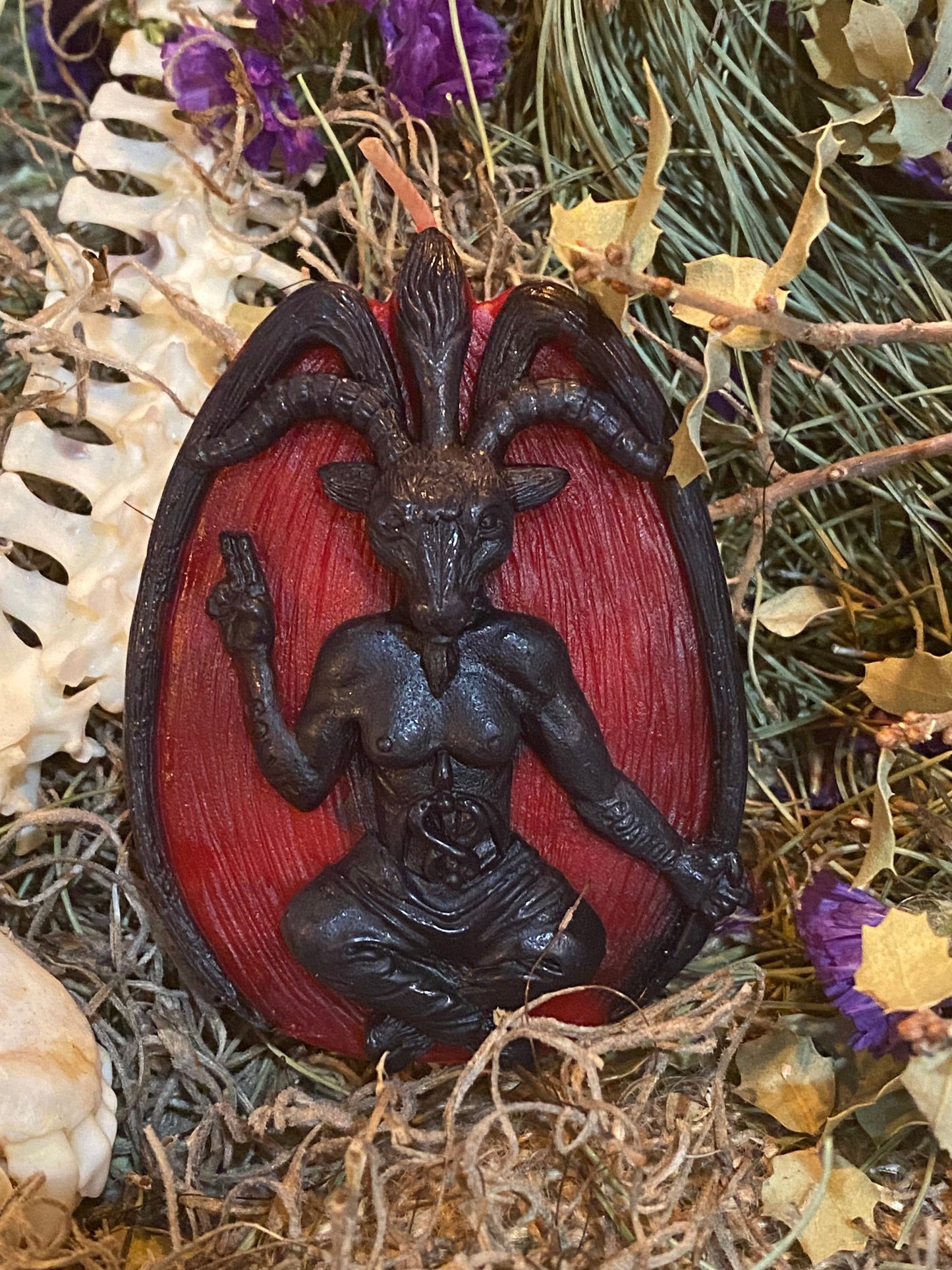 Baphomet Candle + Knights Templar + Ordo Templi Orientis + As Above, So Below