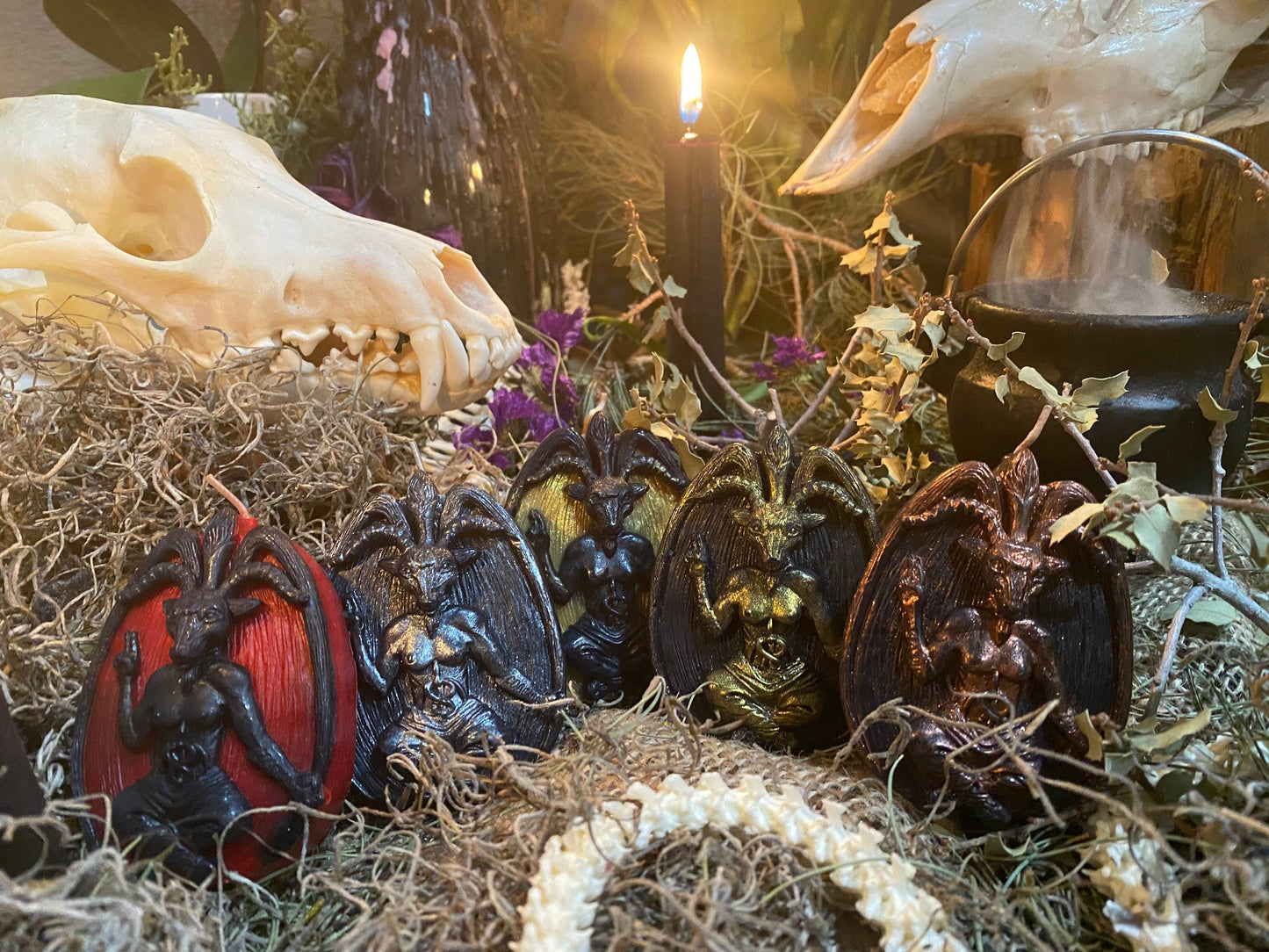 Baphomet Candle + Knights Templar + Ordo Templi Orientis + As Above, So Below