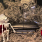 Large Coffin Candle with Three Wicks + Death to Negative Habits + Overcome Enemies + Shadow Work + Bury Sorrow + Destroy Evil + Hex Breaker