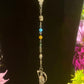 Santa Muerte Siete Colores Rosary + Blessed + Gemstone + Siete Potencias + All-Purpose + Love + Money + Luck + Sterling Silver Plated Chain