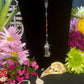 Santa Muerte Roja Rosary + Carnelian + Handcrafted + Gemstone + Sterling Silver Plated Chain + Rosario