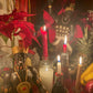 Chango Macho Protection & Abundance Hand-Carved Candle + Shango + Saint Barbara + 24K Gold + Sango + Xango
