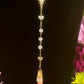 Santa Muerte Tres Metales Rosary + Blessed Dorada + Plata + Cobre + Gold + Prosperity + Sterling Silver Plated Chain + Handcrafted + Rosario