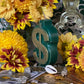 Dollar Sign Candle + Money Drawing + 4”