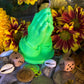 Neon Praying Hands Candle + Glows under Blacklight