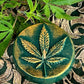 Marijuana Leaf Candle + Santa Muerte Offering