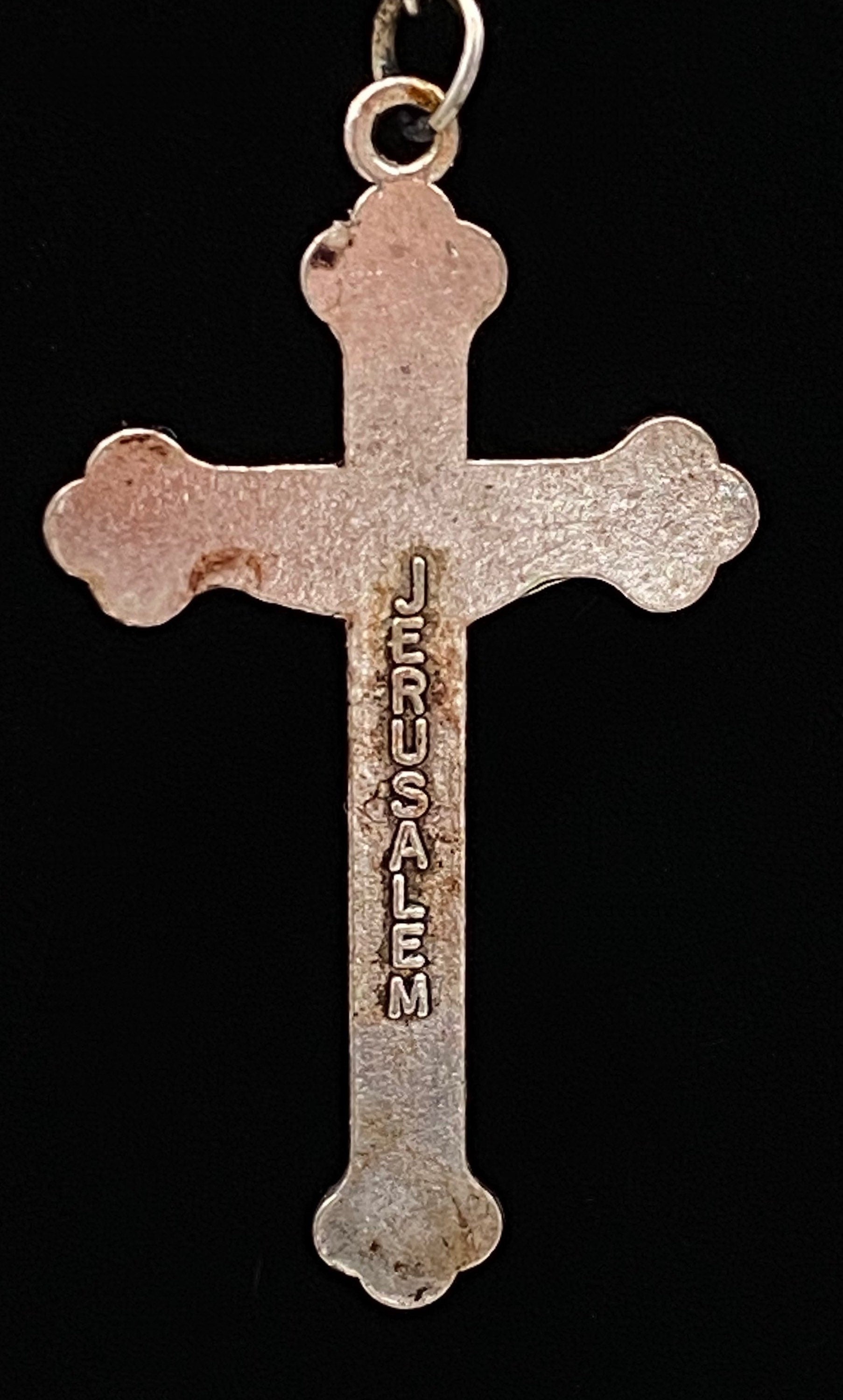 Saint Expedite Blessed Rosary + Hematite + San Expedito + Expeditus + Fast Luck + Money + Quick Results + Rosario