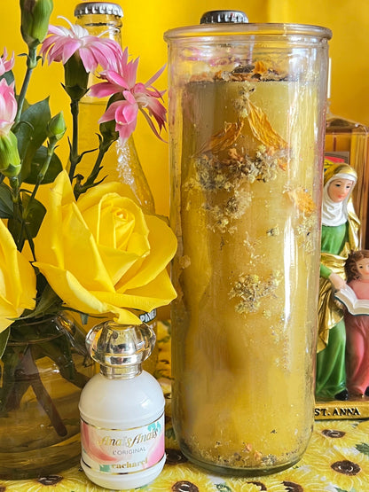 Anaisa Pye Hand-Carved Candle + Passion & Seduction + Sex Work + 24K Gold + Saint Anne + Anaisa Pie