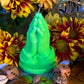 Neon Praying Hands Candle + Glows under Blacklight