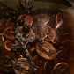 Saint Expedite Blessed Rosary + Hematite + Sterling Silver Plated + San Expedito + Expeditus + Fast Luck + Money