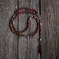 Santa Muerte Roja Rosary de Hilo + Love + Money + Domination + Luck + Justice + Blessed + Gemstone + Carnelian + Handcrafted + Rosario
