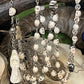 Santa Muerte Blanca Rosary + Protection + Healing + Peace + Blessed + Sterling Silver Plated Chain + Handcrafted + Rosario