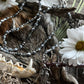 Santa Muerte Blanca Evil Eye Rosary de Hilo + Blessed + Handcrafted + Rosario