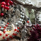 Santa Muerte 3 Robes Rosary + Gemstone + Blessed + Traditional Colors + Sterling Silver Plated Chain + Handcrafted + Rosario + All-Purpose