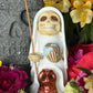 Santa Muerte Blanca Statue + Mictecacihuatl + Mictlantecihuatl + Traditionally Handcrafted from Mexican Clay + 1 of a Kind + Made in Mexico