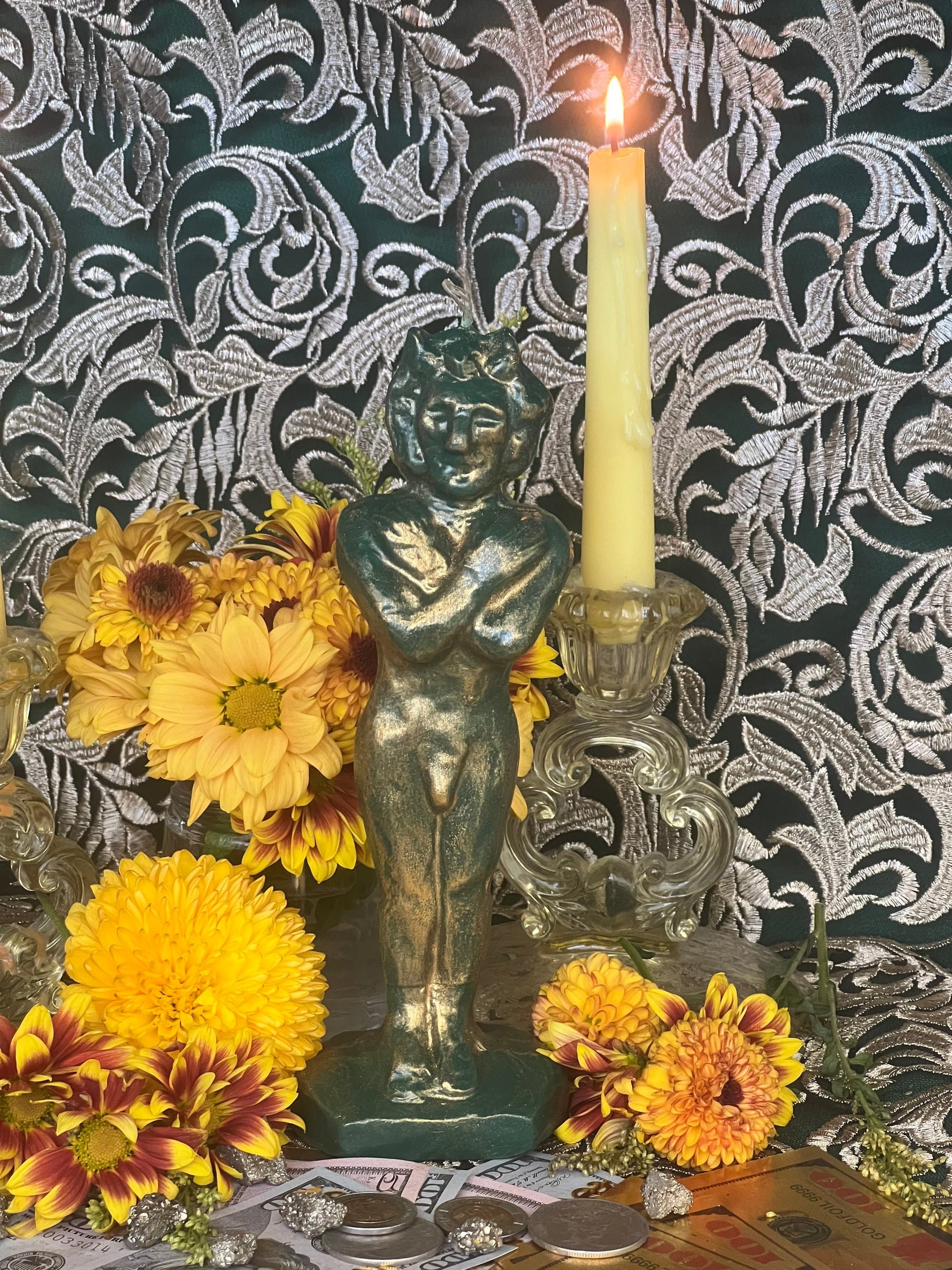 Devil Figure Candle + Horned God + Run Devil Run + Lust + Repel Evil + Luck + Corre Diablo