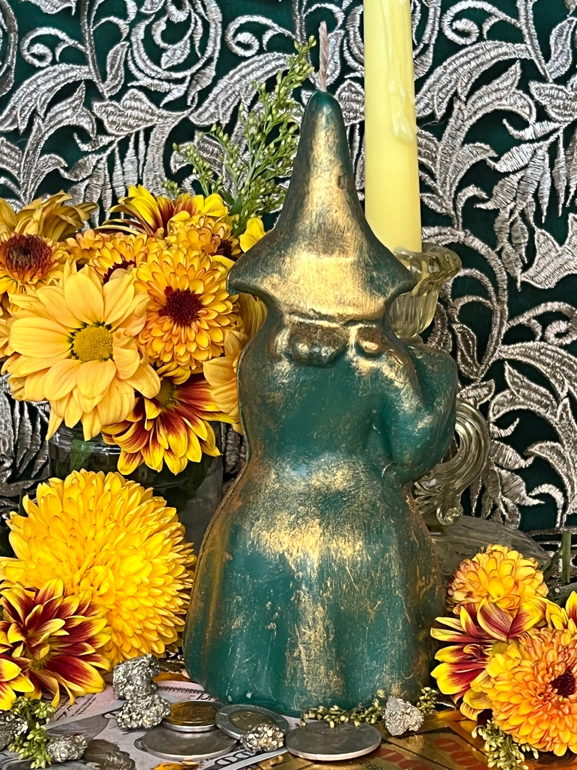 Witch Figure Candle + Increase Power + Money + Love
