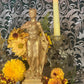 Lady Justice Candle + 24K Gold Leaf