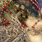 Santa Muerte Roja Rosary de Hilo + Carnelian + Handcrafted + Gemstone + Rosario