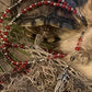 Santa Muerte Roja Rosary de Hilo + Carnelian + Handcrafted + Gemstone + Rosario