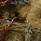 Santa Muerte Roja Evil Eye Rosary de Hilo + Love + Passion + Domination + Money + Handcrafted + Rosario