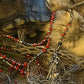 Santa Muerte Roja Evil Eye Rosary de Hilo + Love + Passion + Domination + Money + Handcrafted + Rosario