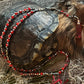 Santa Muerte Roja Evil Eye Rosary de Hilo + Love + Passion + Domination + Money + Handcrafted + Rosario