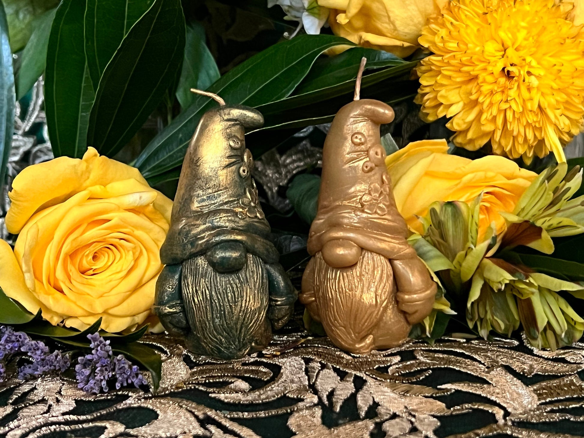 Gnome Candle + Duende + Spirits of the Land + Witch + Hand Poured