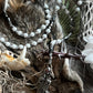 Santa Muerte Blanca Rosary de Hilo + Gemstone + Alabaster + Handcrafted + Rosario