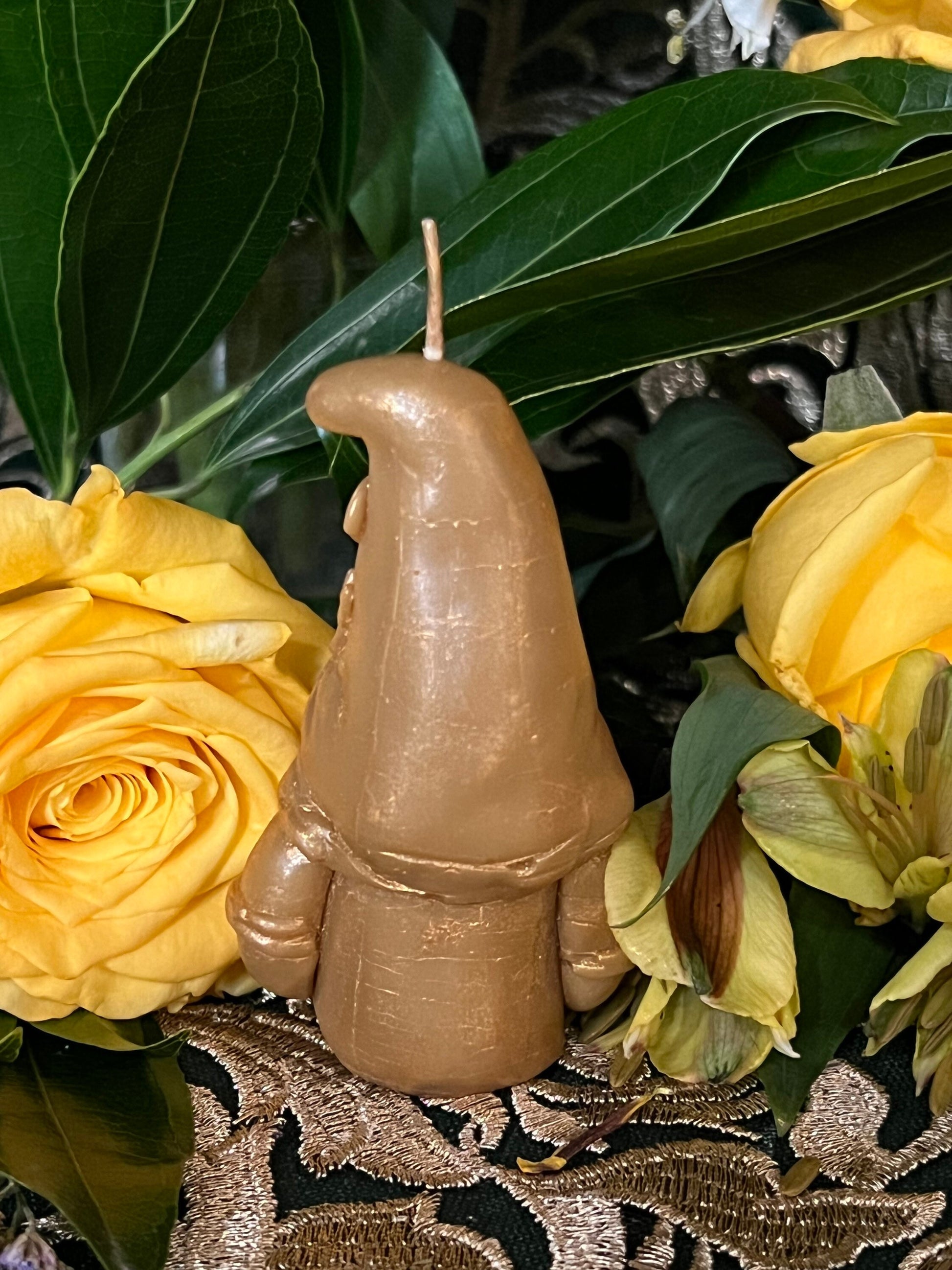 Gnome Candle + Duende + Spirits of the Land + Witch + Hand Poured