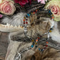 Santa Muerte Siete Colores Rosary de Hilo + Siete Potencias + All-Purpose + Love + Money + Luck + Blessed + Gemstone + Handcrafted + Rosario