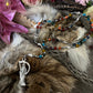 Santa Muerte Siete Colores Rosary de Hilo + Siete Potencias + All-Purpose + Love + Money + Luck + Blessed + Gemstone + Handcrafted + Rosario