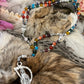 Santa Muerte Siete Colores Rosary de Hilo + Siete Potencias + All-Purpose + Love + Money + Luck + Blessed + Gemstone + Handcrafted + Rosario
