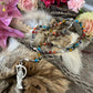 Santa Muerte Siete Colores Rosary de Hilo + Siete Potencias + All-Purpose + Love + Money + Luck + Blessed + Gemstone + Handcrafted + Rosario