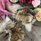 Santa Muerte Siete Colores Rosary de Hilo + Siete Potencias + All-Purpose + Love + Money + Luck + Blessed + Gemstone + Handcrafted + Rosario