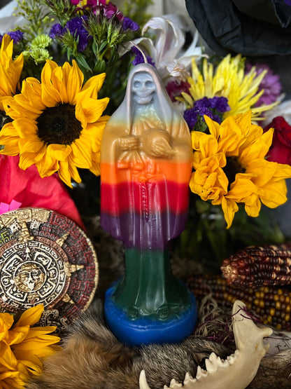 Santa Muerte Siete Colores Candle