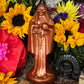 Santa Muerte Cobre Candle + Fast Luck + Blessed + Copper