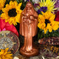 Santa Muerte Cobre Candle + Fast Luck + Blessed + Copper