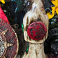 Santa Muerte Azteca Statue + 24K Gold + Baptized + Fixed + Made in Mexico