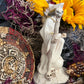 Santa Muerte Blanca Imperial Statue + Baptized + Fixed + Made in Mexico