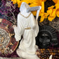 Santa Muerte Blanca Imperial Statue + Baptized + Fixed + Made in Mexico