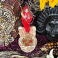 Santa Muerte Roja Statuette in Hands + Baptized + Blessed + Fixed + Made in Mexico