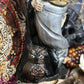Santa Muerte Negra Abundance Statue + Baptized + Fixed + Made in Mexico