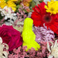 4” Neon Praying Mary Candle + Blessings + Spirituality + Glows under Blacklight