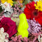 4” Neon Praying Mary Candle + Blessings + Spirituality + Glows under Blacklight
