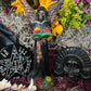 Santa Muerte Negra with Copper Wings Statue + Baptized + Fixed + Made in Mexico
